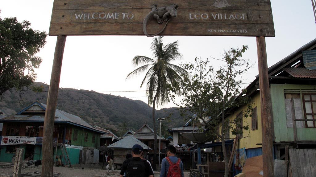 komodo village is the only village in komodo island